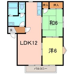 コートビレッジ高須Ｂの物件間取画像